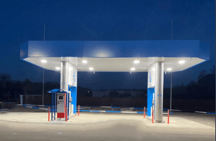 Опоры освещения для АЗС
