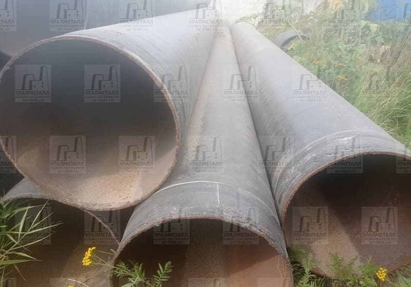 Труба 720*8 б/у после газа в изоляции, длина 11-12 м